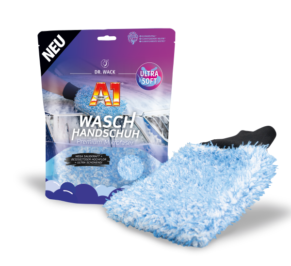 Dr. Wack A1 Waschhandschuh - Premium Mikrofaser