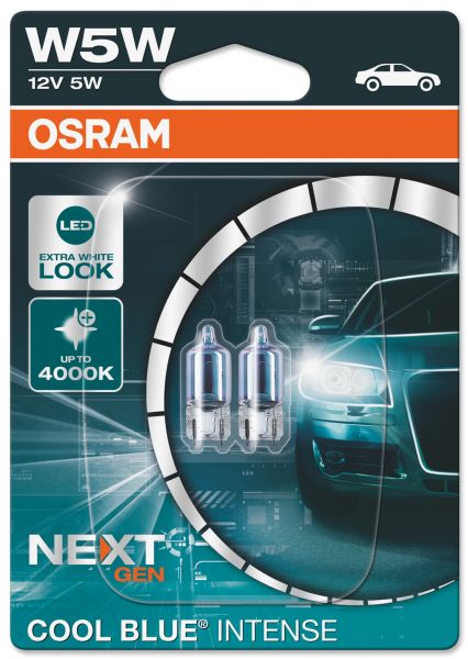 OSRAM W5W COOL BLUE® INTENSE NEXT GENERATION Doppelblister