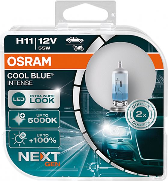 OSRAM H11 COOL BLUE® INTENSE NEXT GENERATION Duo Box