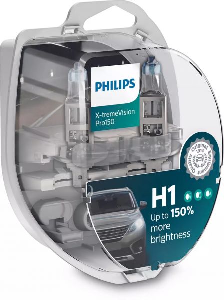 PHILIPS H1 X-treme Vision Pro150 Duo Box