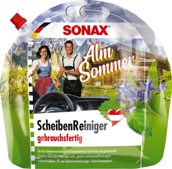 SONAX ScheibenReiniger gebrauchsfertig Alm Sommer 3 Liter