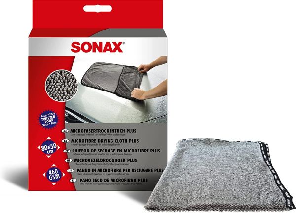 SONAX MicrofaserTrockenTuch Plus 80x50 cm