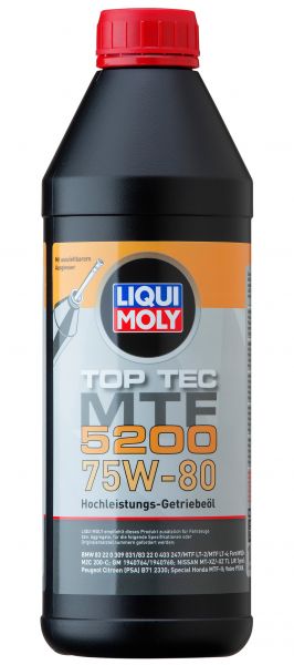 Liqui Moly Top Tec MTF 5200 75W-80 Hochleistungs-Getriebeöl 1 Liter