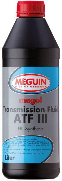Meguin megol Transmission Fluid ATF III 1 Liter Automatik Getriebeöl