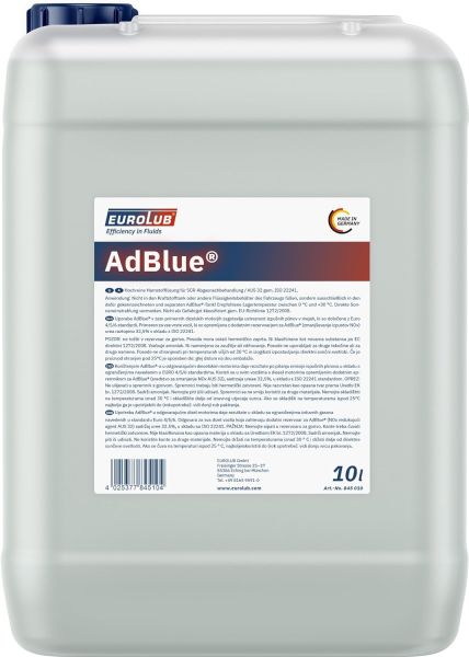 EUROLUB AdBlue® 10 Liter mit Ausgießer