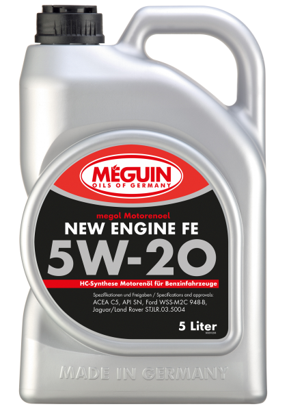 Meguin megol New Engine FE SAE 5W-20 Motoröl 5 Liter