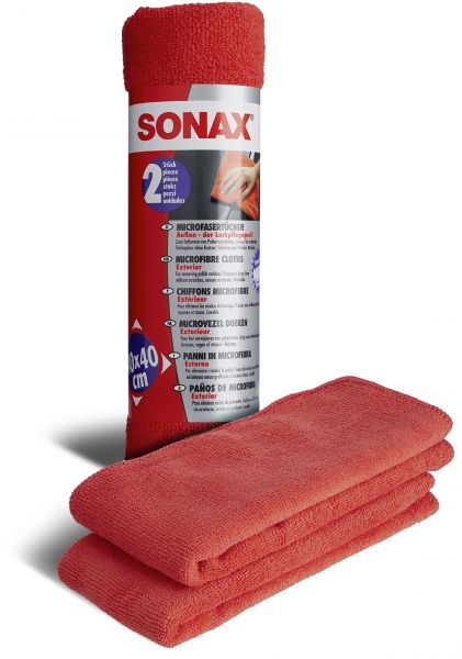 SONAX MicrofaserTücher Außen 2 Stück