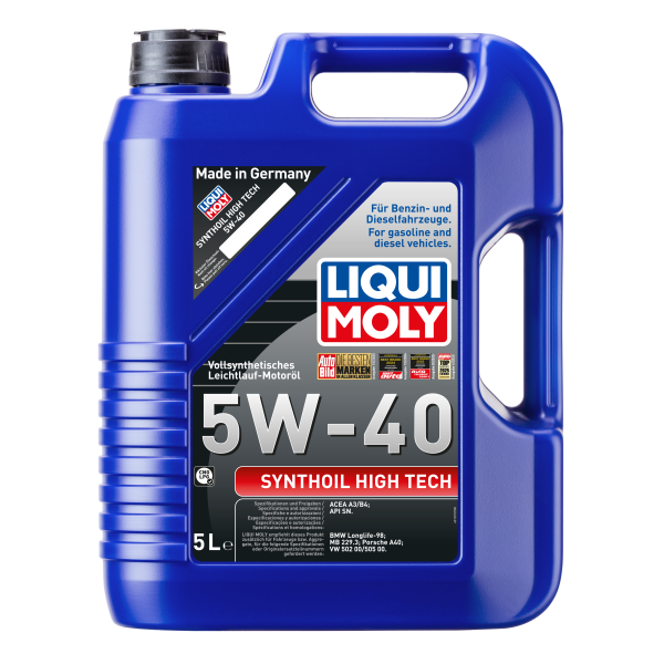 Liqui Moly Synthoil High Tech 5W-40 Motoröl 5 Liter