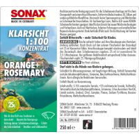 SONAX KlarSicht 1:100 Konzentrat Orange+Rosemary 250 ml