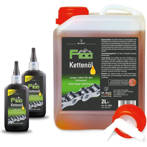 Dr. Wack F100 Fahrrad Kettenöl 2 Liter Set