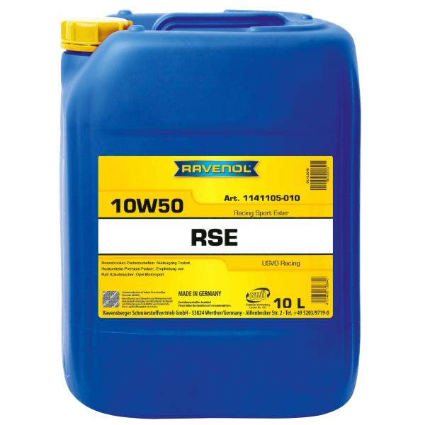 RAVENOL RSE SAE 10W-50 Motoröl 10 Liter