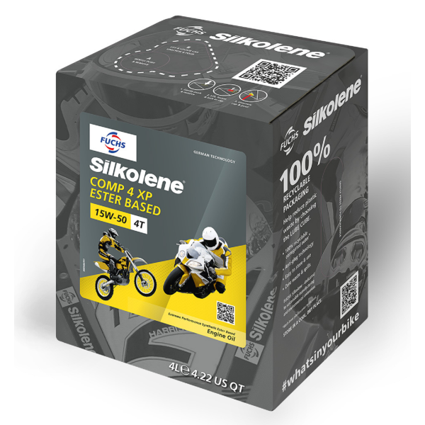 FUCHS SILKOLENE COMP 4 SAE 15W-50 XP Motoröl 4 Liter...