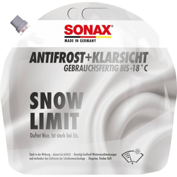 SONAX AntiFrost + Klarsicht bis -18°C Snow Limit 3 Liter Beutel