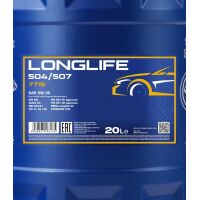 MANNOL 7715 Longlife 504/507 5W-30 Motoröl 20 Liter