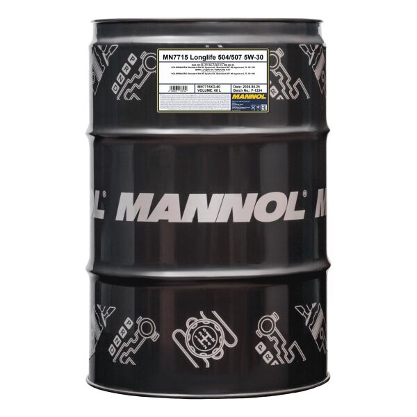 MANNOL MN7715 Longlife 504/507 5W-30 Motoröl 60 Liter