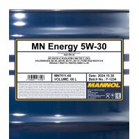 MANNOL 7511 ENERGY 5W-30 Motoröl 60 Liter