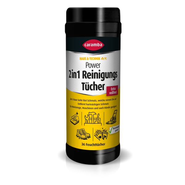 Caramba Power 2in1 Reinigungstücher 36 Stück