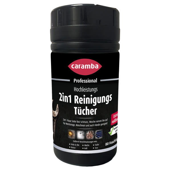 Caramba Profi Hochleistungs 2in1 Reinigungstücher 80 Stück